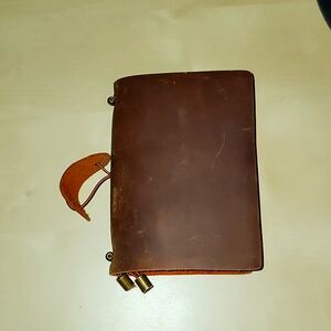 Leatherbound notebook journal
